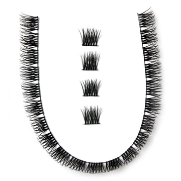 DIY Eyelashes Ribbon Lashes Volume Wispies R019 | Lashesmall