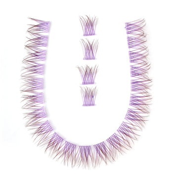 Ribbon Lashes Charming Purple DIY Eyelash CR020 | Lashesmall