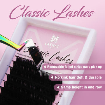 Classic Eyelash Extensions 16lines 0.25 Thickness Volume Lashes