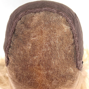 20Inch Lace Wig Ash Honey Blonde European Hair  Wigs - Anna