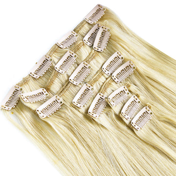 Cheap Clip Ins Hair Extensions Blonde #22