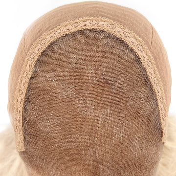 24Inch Lace Wig vibrant Blonde Human European Hair Wigs -Katherine