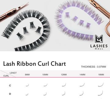 Ribbon Lashes Classic Mega Volume Ribbon Eyelash R13 | Lashesmall