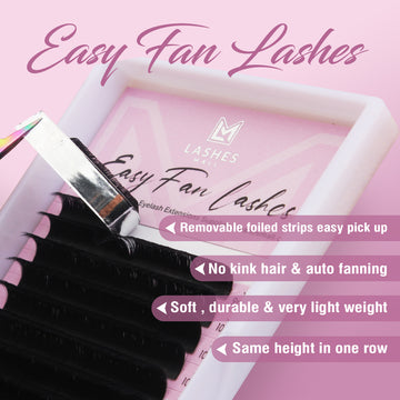 0.05 Easy Fan Lashes Premium Volume 16 Lines Wipsy Lashes