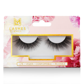 Lashesmall Silk Lashes Natural Double Layered Lashes - ABN8