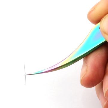 Eyelash Extensions Tweezers Angled Isolation Lash Tweezer | Lashesmall