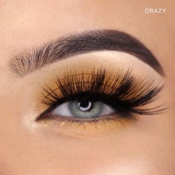 Lashesmall Faux Mink Lashes Fluttery, Wispy Lashes - Crazy 