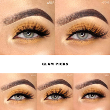 Faux Mink Lashes 5 Pairs Vegan Friendly  Lashes | Glam Picks 5 Pairs 
