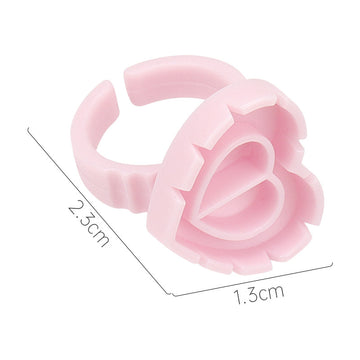 Pink Glue Ring For Eyelash Extensions