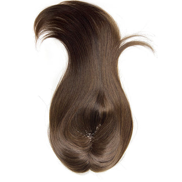 Human Hair Topper for Women Integration Net Base Toppers