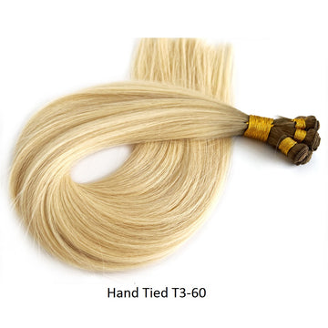 Hand-Tied Weft Hair Extensions #T3/60 Wefted Hair Extension