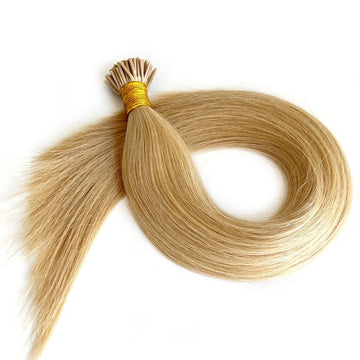 I-Tip Hair Extensions Micro Ring Keratin Hair Blonde #22