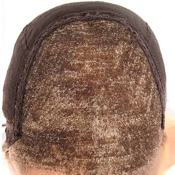 Top Lace Wig-22inch Rebecca Blonde Hair With Dark Root