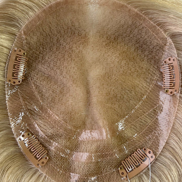 Hair Toppers For Women - 16'' Isabella Lace Toppers 6.5''X6'' Blonde Hair