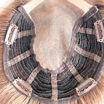 #4 Hair Toppers 18'' 6''*7'' -  Hair Toppers Mono Wefted Base