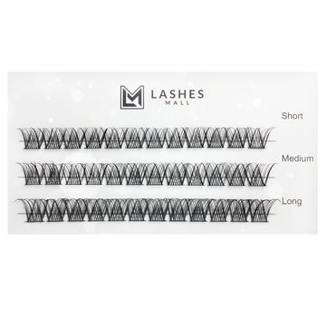 Individual Lashes Natural Wispies Style Lashes R032 | Lashesmall