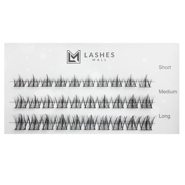 Individual Lashes Natural Hybrid Lashes R040 | Lashes