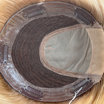 Hair Toppers 16'' 6.5"X6'' Rose Silk Hair Topper