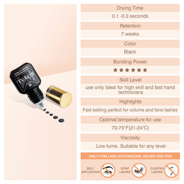Lash Extension Glue Royal Fast Drying Eyelash Extension Glue |Lashesmall