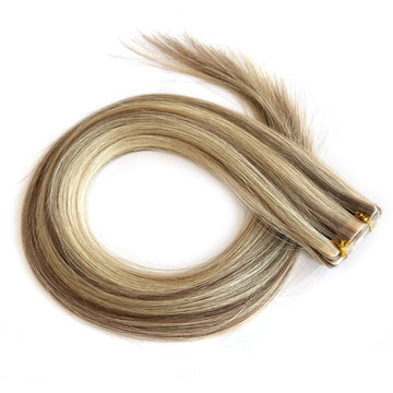 Tape In Hair Extensions Semi-Invisible Seamless Tape Ins #RLC 