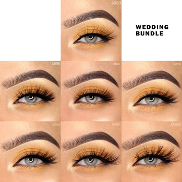 Affordable Silk Lashes Wedding Bundles 7 Pairs | Luxury Lashes