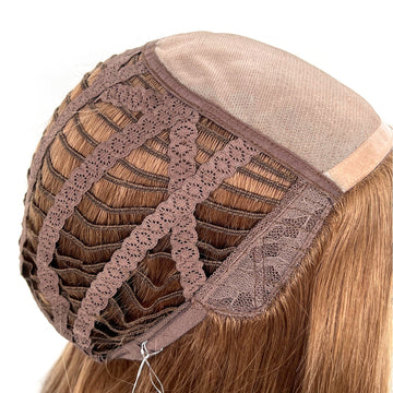 24 Inch Mono Top Remy Human Hair Wigs Ombre Color - HP105#08/14T