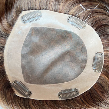 Hair Toppers For Women 16'' 6.5"X6'' Mono Top Hair Pieces